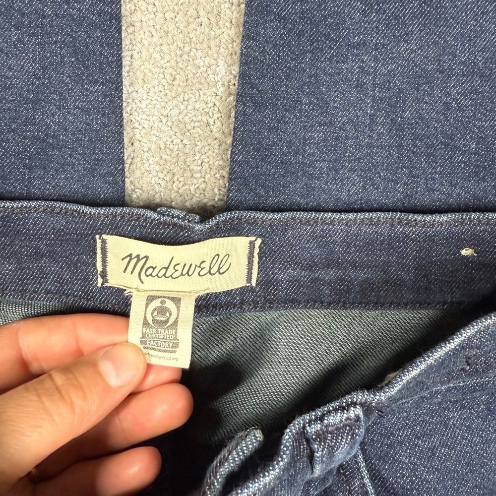 Madewell 10in High Rise Skinny Blue Jean Womens Size 25 - Picture 3 of 8